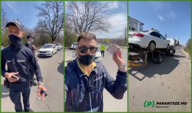 Automobil evacuat și amendă pentru că și-a uitat permisul acasă. Bloggerul Dan Ioniță a rămas pe marginea drumului cu permisul în mână